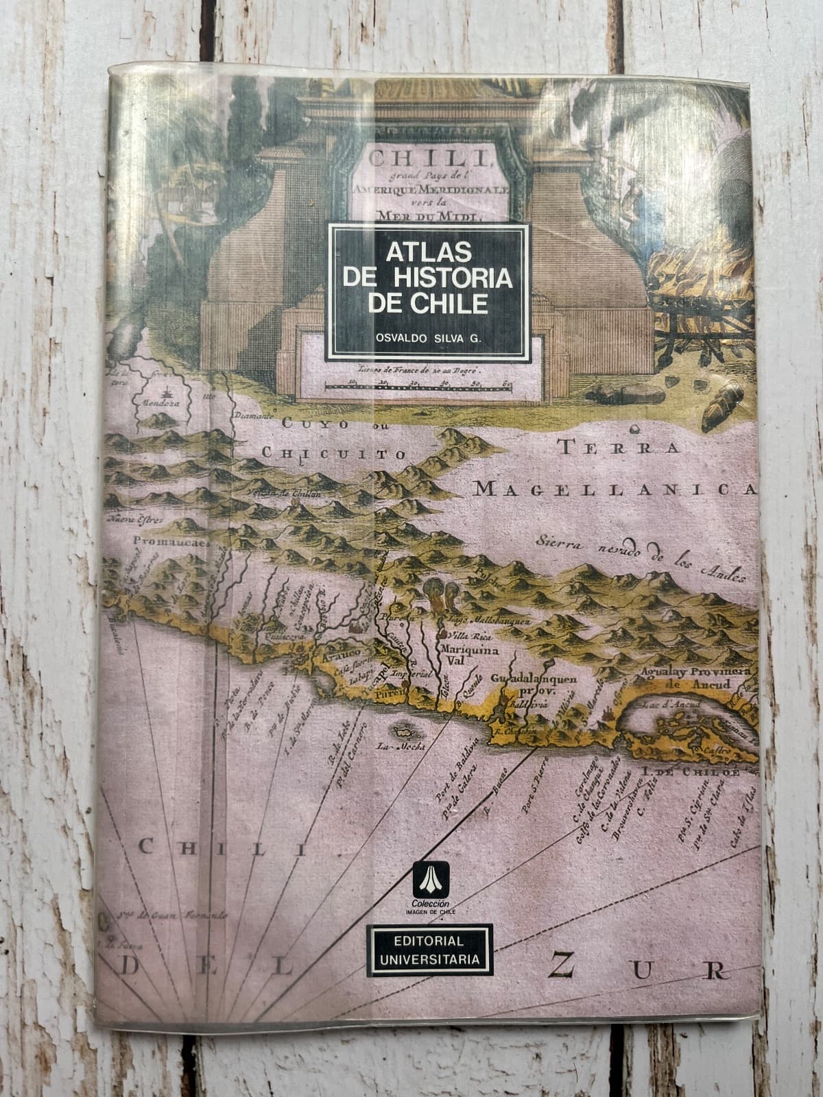 Atlas de historia de Chile — Osvaldo Silva G., libro usado