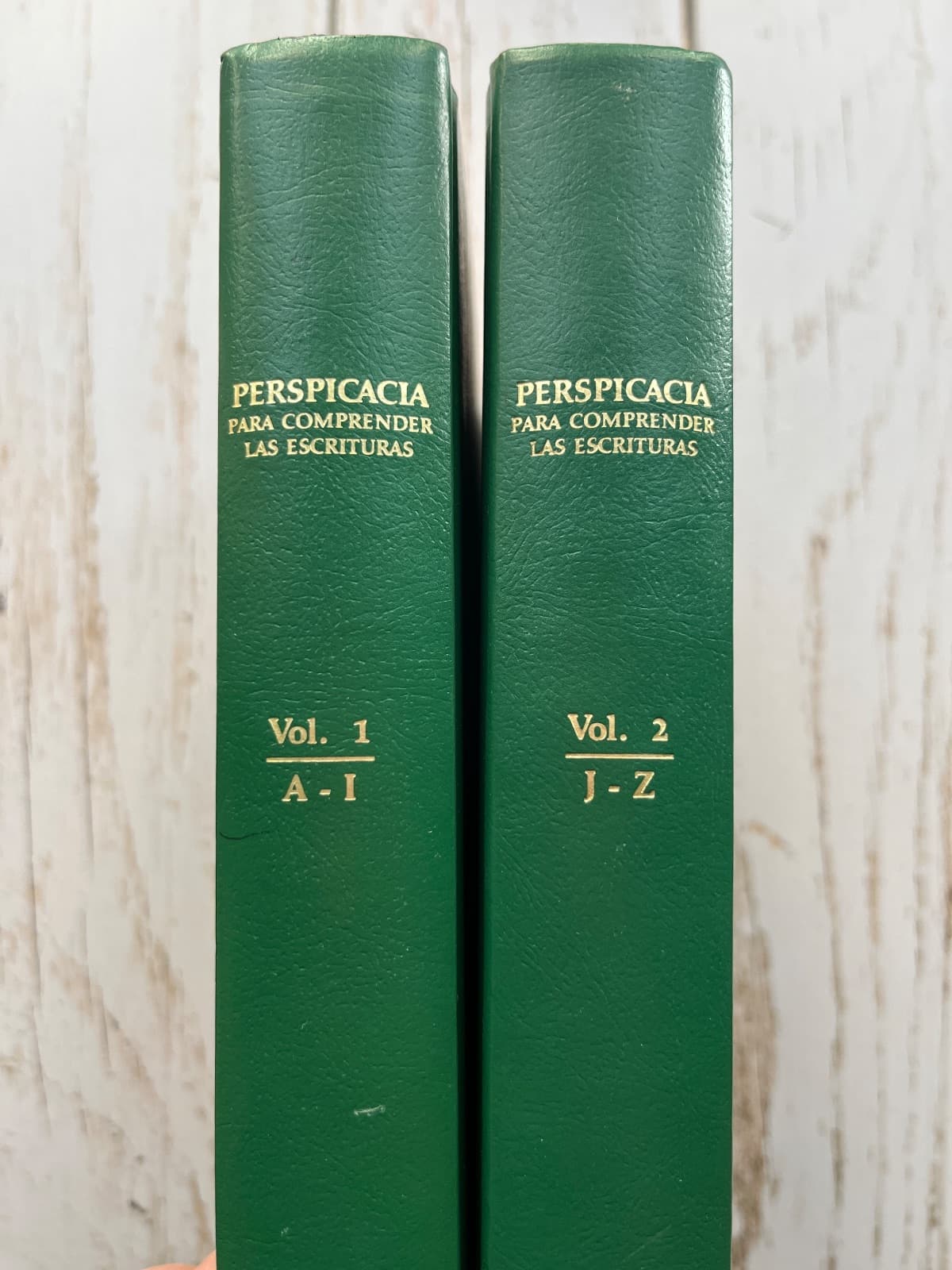 PERSPICACIA PARA COMPRENDER LAS ESCRITURAS — TOMOS I & II — Nnn, libro usado (foto 1 de 6)