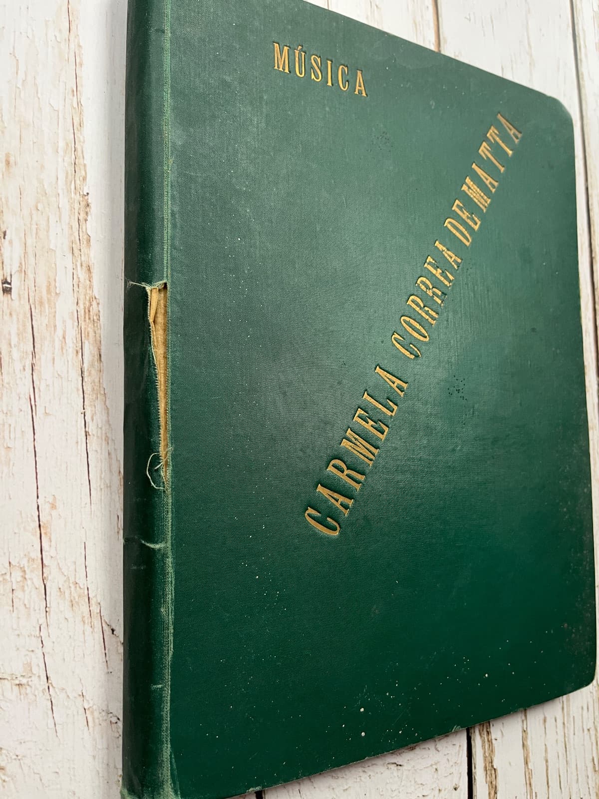 PARTITURAS DE PIANO PERTENECIENTES A CARMELA CORREA DE MATTA — Nn nn, libro usado (foto 1 de 6)
