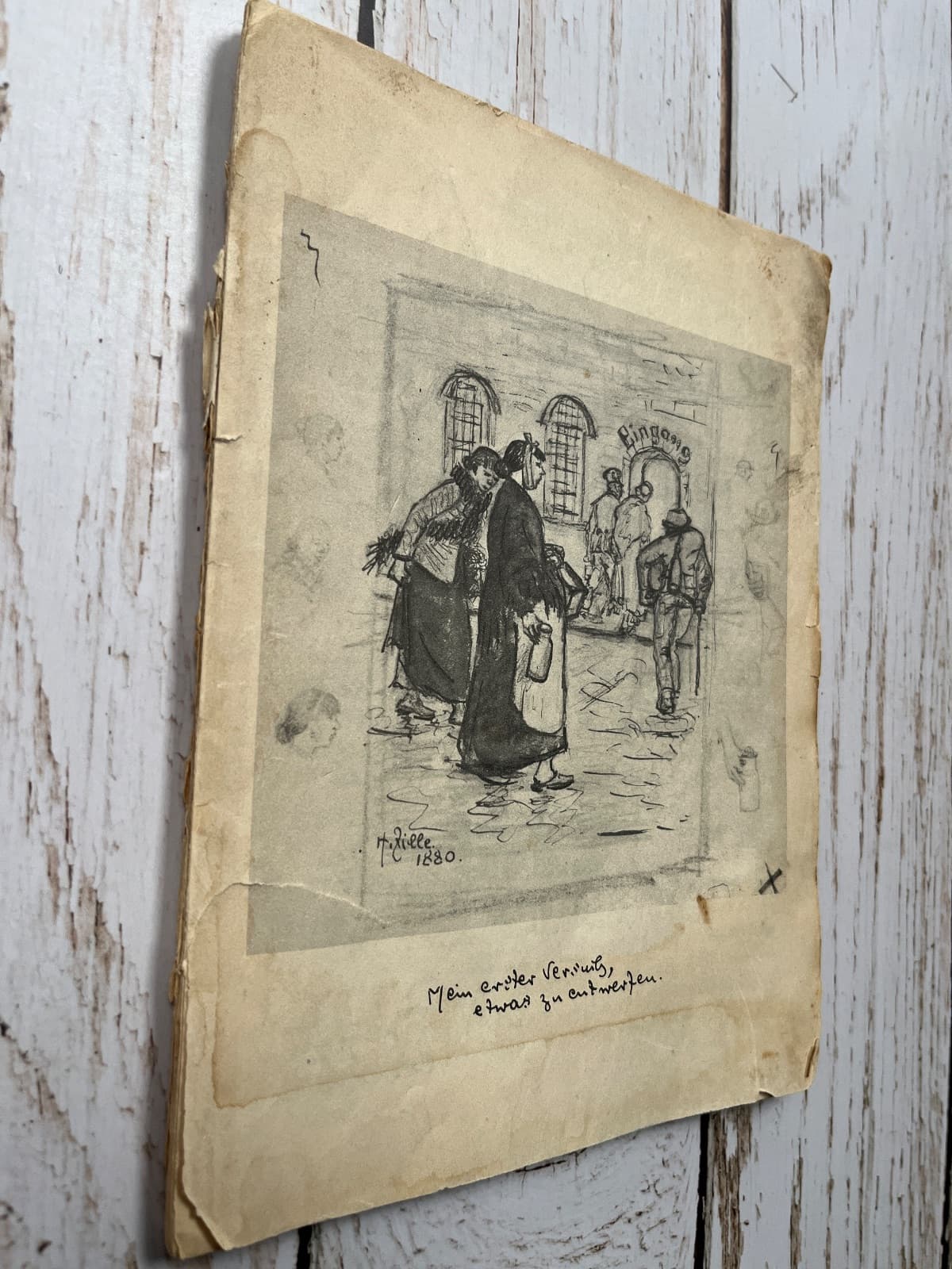 HEINRICH ZILLE – ANTIGUO ÁLBUM ILUSTRADO EN ALEMÁN — Heinrich Zille, libro usado (foto 1 de 6)