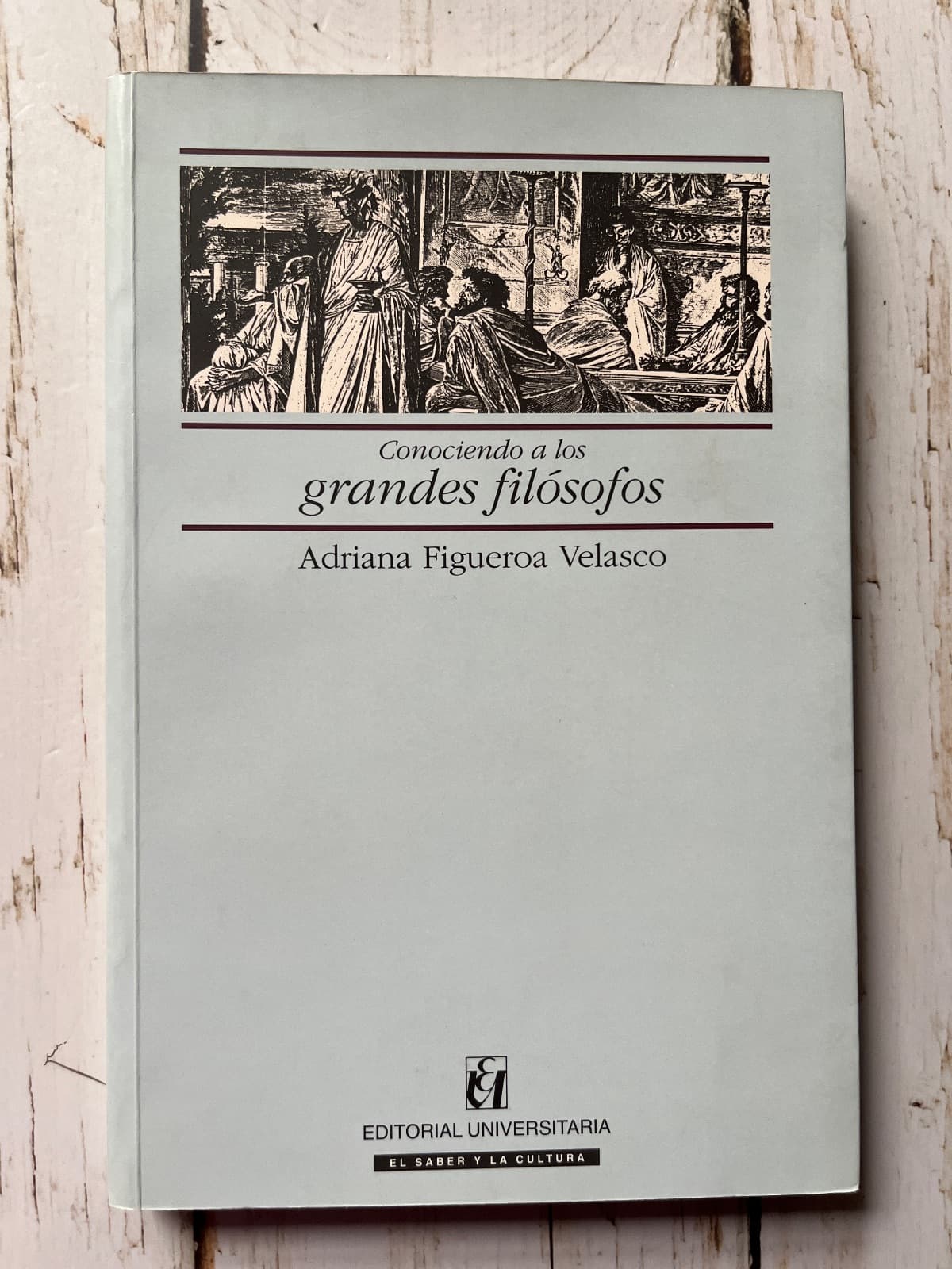 CONOCIENDO A LOS GRANDES FILÓSOFOS — Adriana Figueroa Velasco, libro usado (foto 1 de 6)
