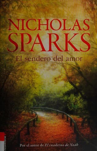 El sendero del amor — Nicholas Sparks, libro usado