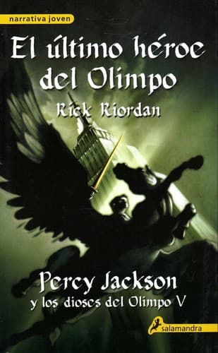 Percy Jackson y los dioses del Olimpo 5: El último héroe del Olimpo — Rick Riordan, libro usado