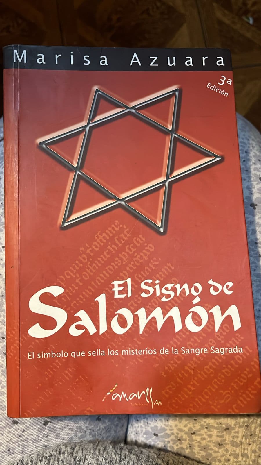 El Signo de Salomón — Marisa Azuara, libro usado