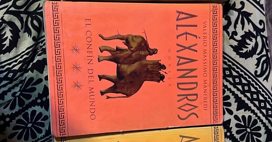 Aléxandros III: El confín del mundo — Valerio Massimo Manfredi, libro usado