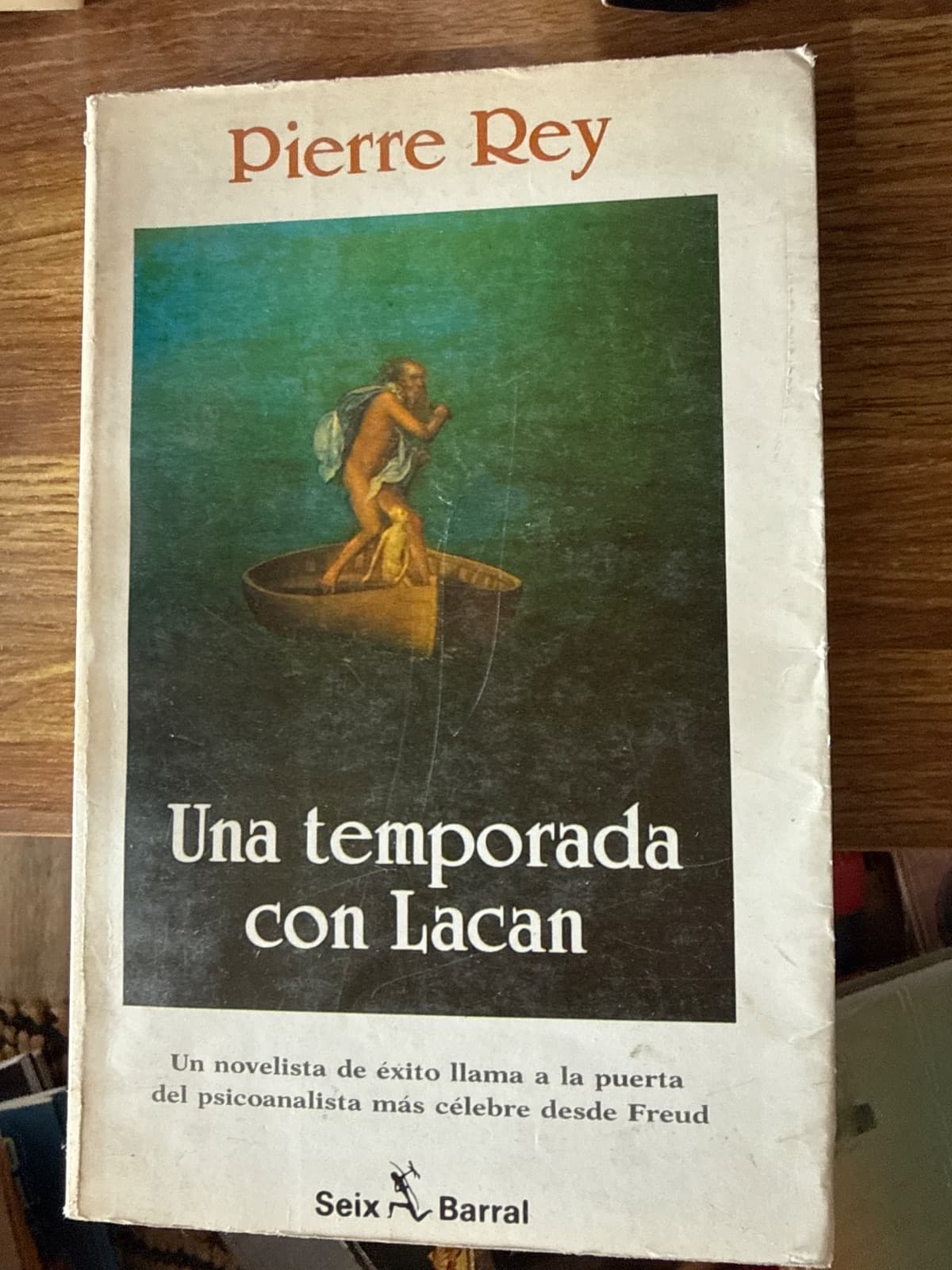 Una temporada con Lacan — Pierre Rey, libro usado