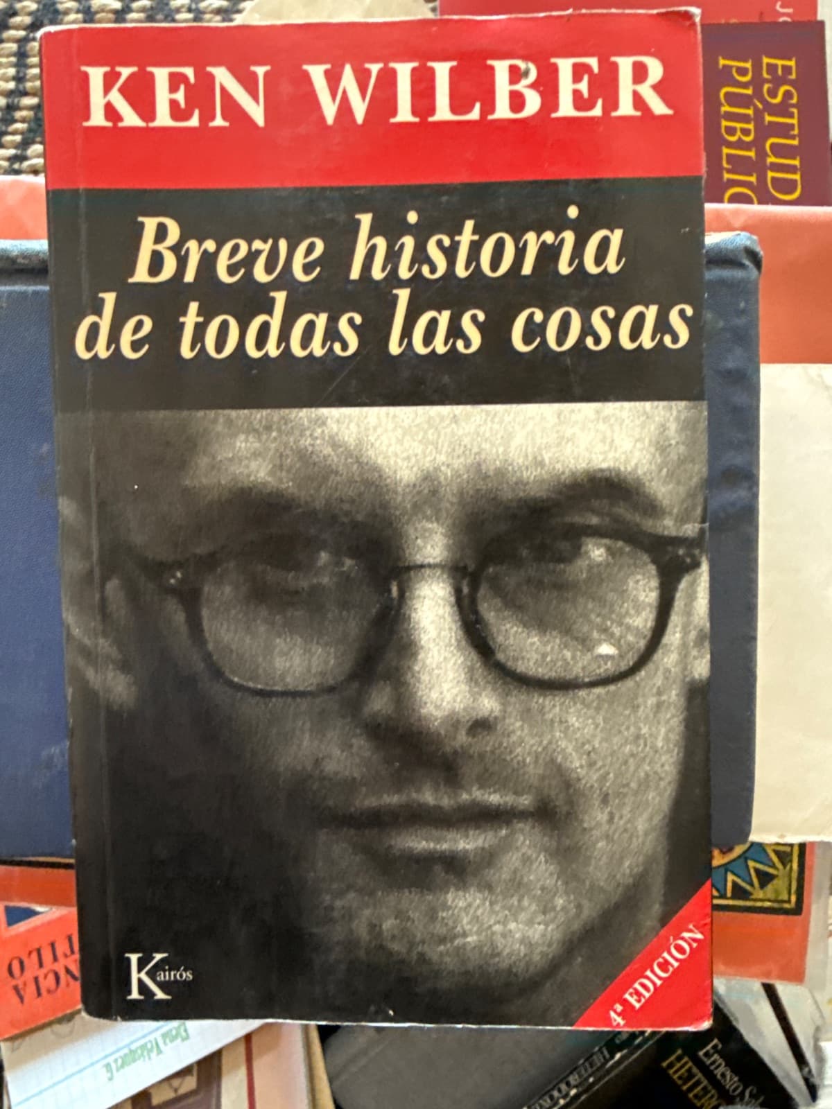 Breve historia de todas las cosas — Ken Wilber, libro usado