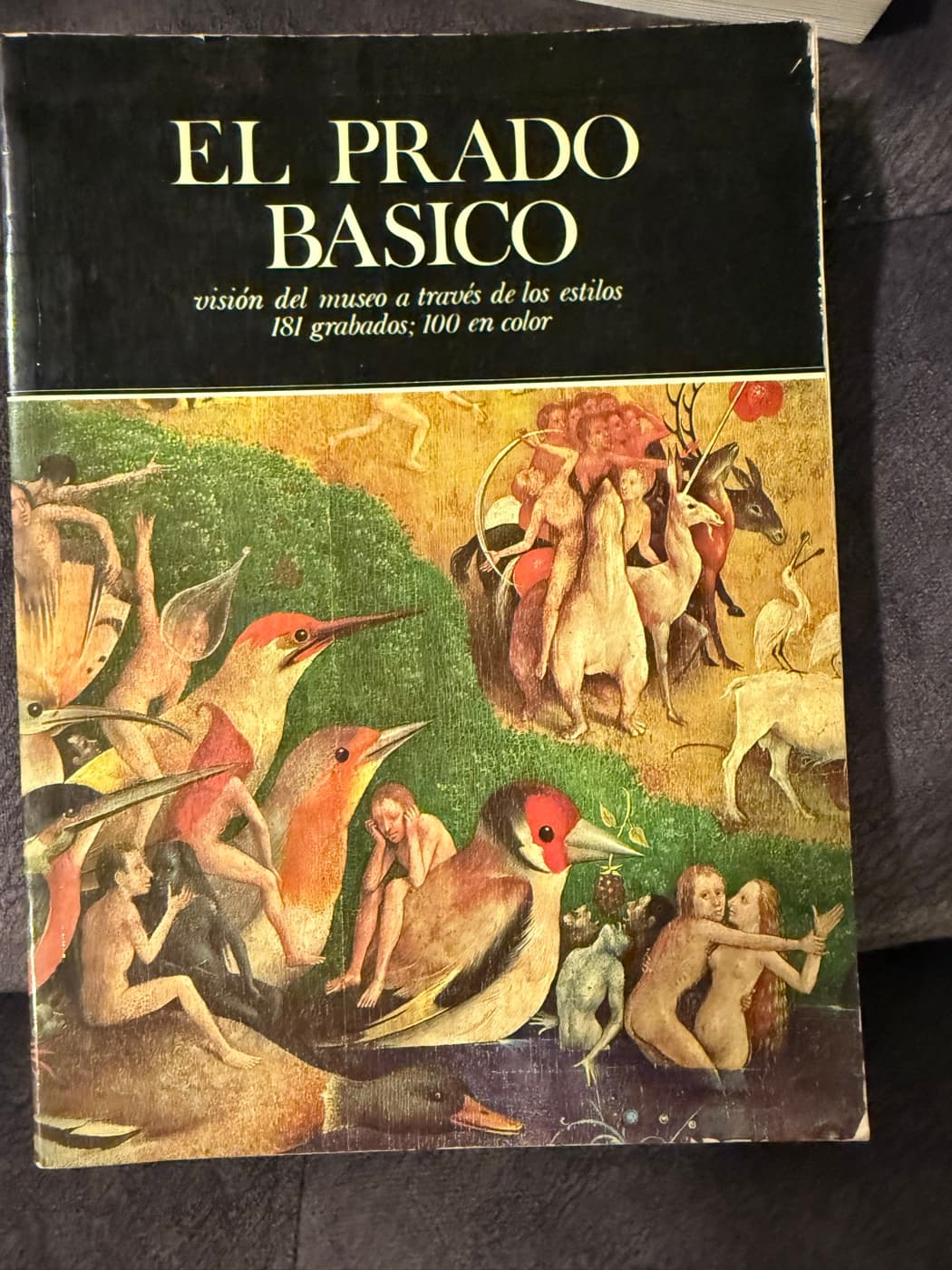 El Prado básico — visión del museo a través de los estilos (181 grabados, 100 en color) — Museo del Prado, libro usado