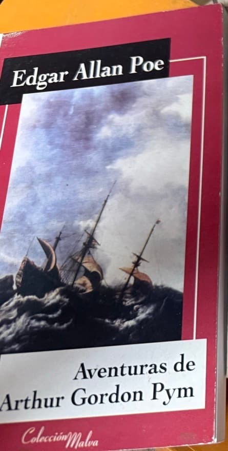 Aventuras de Arthur Gordon Pym — Edgar Allan Poe, libro usado