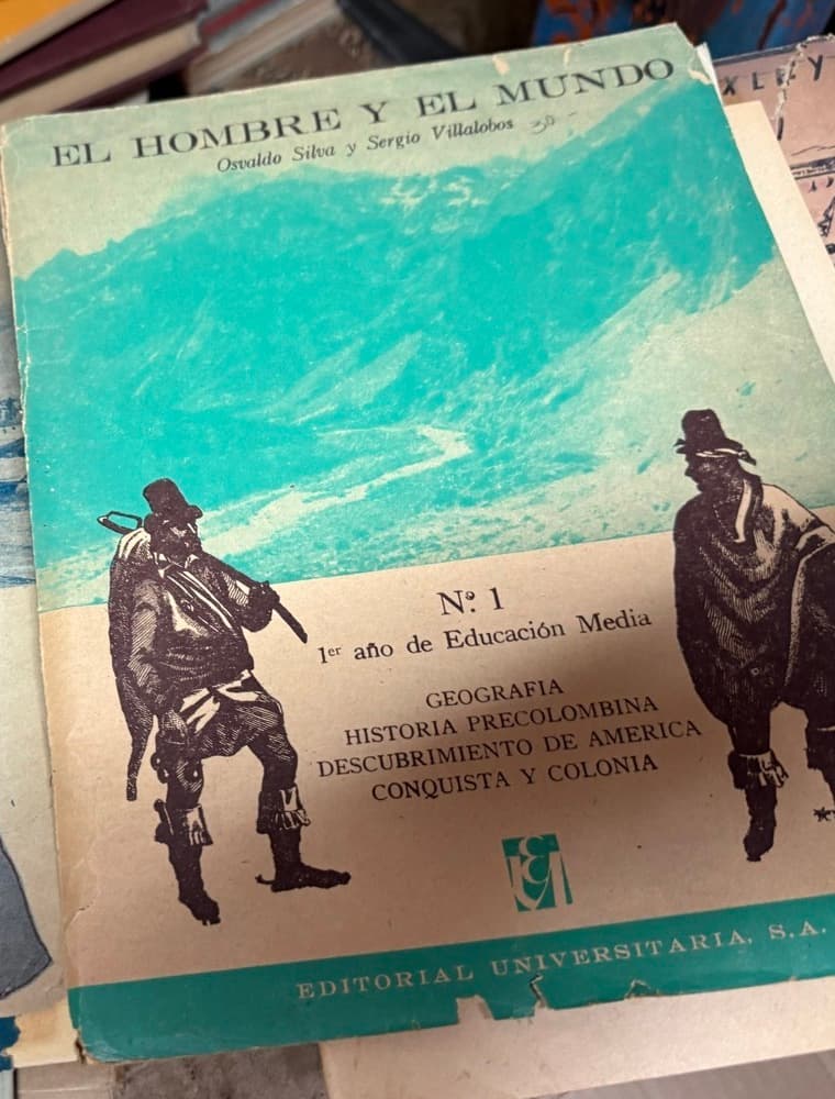 El hombre y el mundo N° 1 — 1er año de Educación Media — Osvaldo Silva y Sergio Villalobos, libro usado