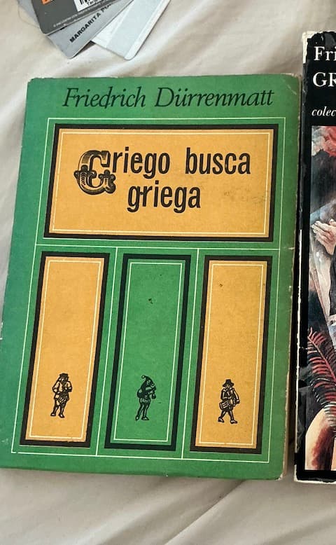 Griego busca griega — Friedrich Dürrenmatt, libro usado