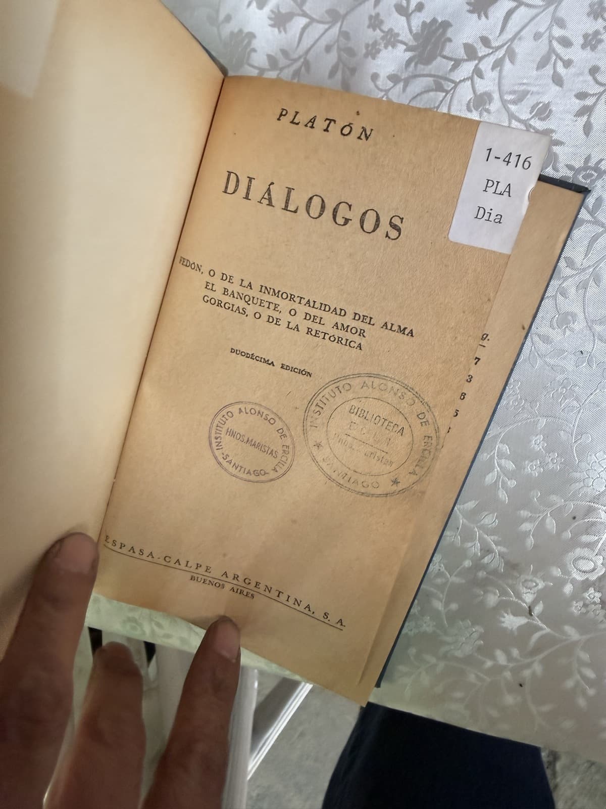 Diálogos — Platón, libro usado