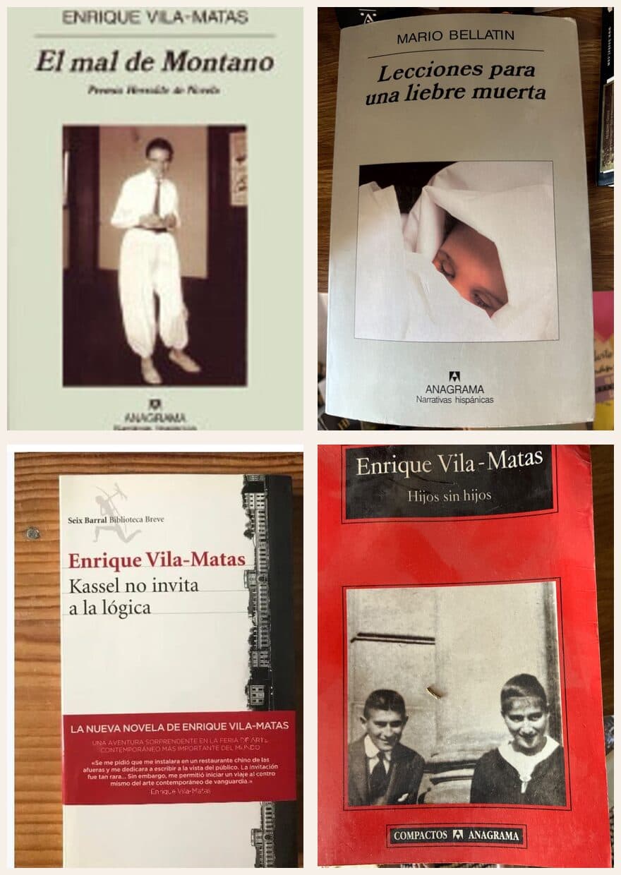 Lote 4 libros de Enrique Vila-Matas y Mario Bellatín — Varios autores, libro usado