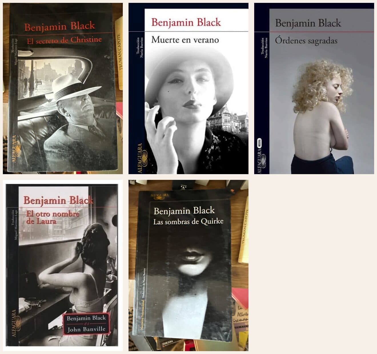 Lote 5 novelas de Benjamin Black: la serie de Quirke — Benjamin Black, libro usado