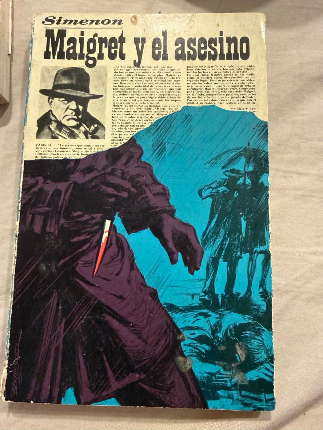 Maigret y el asesino — Georges Simenon, libro usado