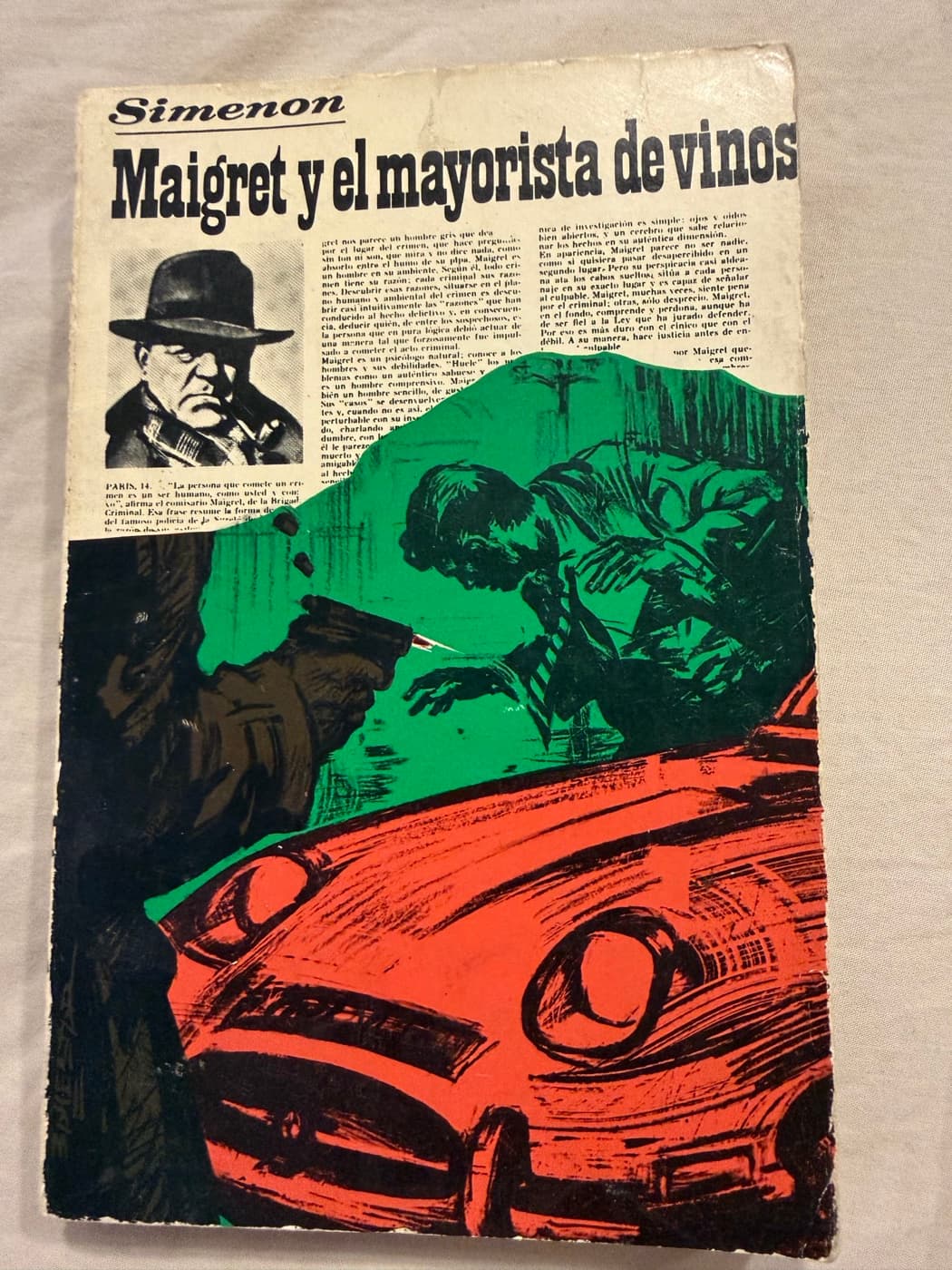 Maigret y el mayorista de vinos — Georges Simenon, libro usado