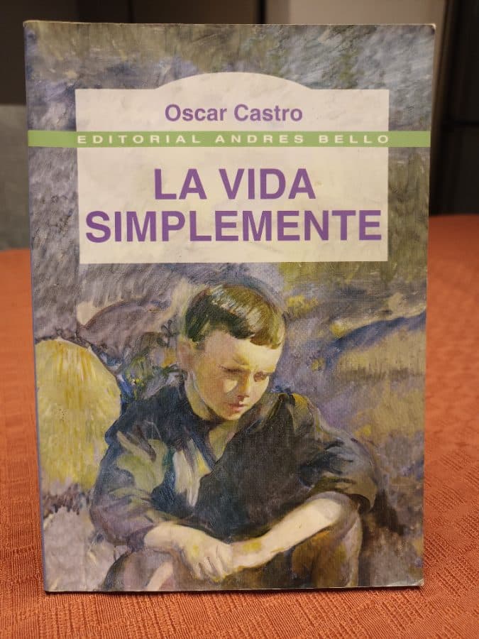 La Vida Simplemente — Oscar Castro, libro usado