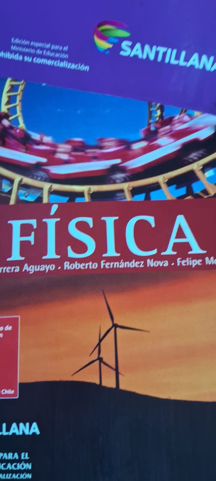 FISICA 1 MEDIO SANTILLANA AÑO 2011 — Juan perez, libro usado
