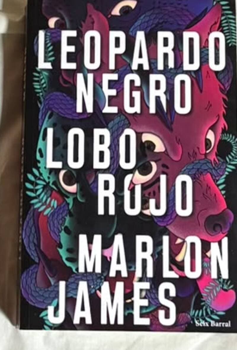 Leopardo negro, lobo rojo — Marlon James, libro usado