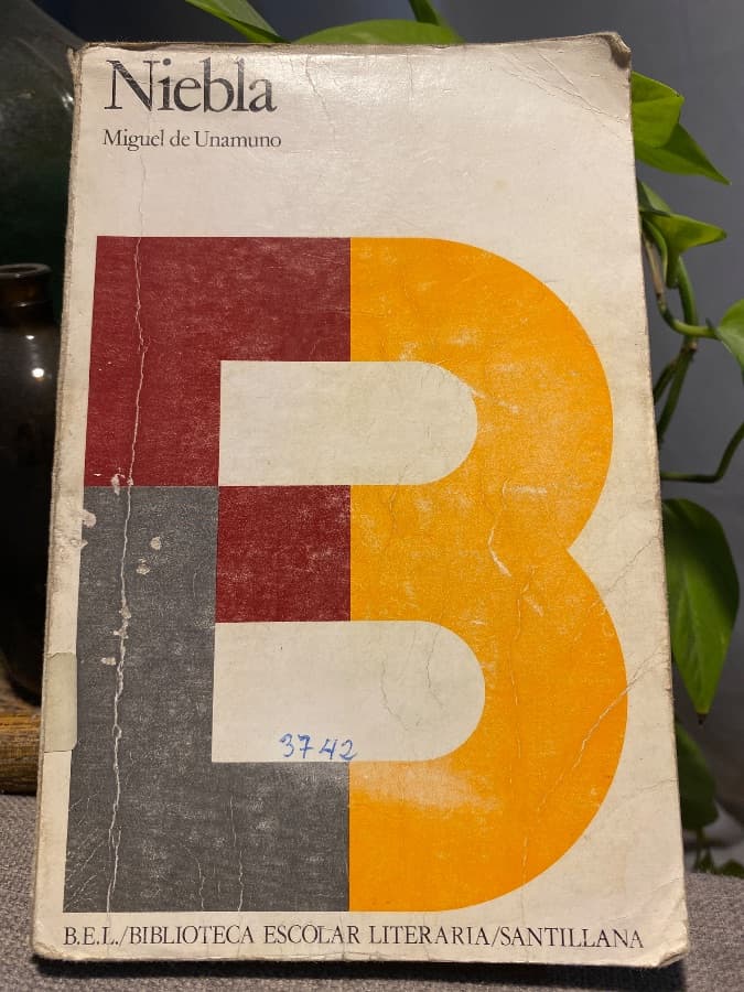 Niebla — Miguel de Unamuno, libro usado