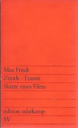 Zürich - Transit — Max Frisch, libro usado