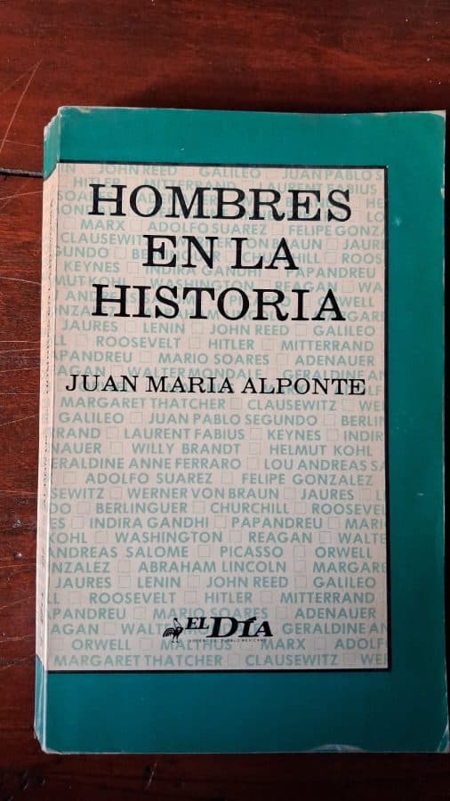Hombres en la Historia — Juan María Alponte, libro usado (foto 1 de 2)