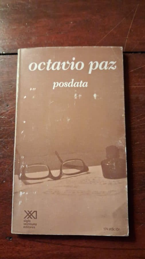 Posdata — Octavio Paz, libro usado (foto 1 de 2)