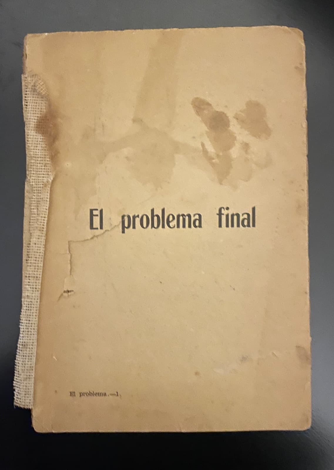 El problema final — Arthur Conan Doyle, libro usado