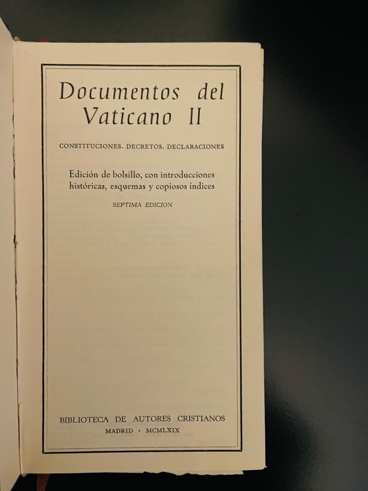 Documentos del Vaticano II: Constituciones, Decretos, Declaraciones — VV. AA., libro usado