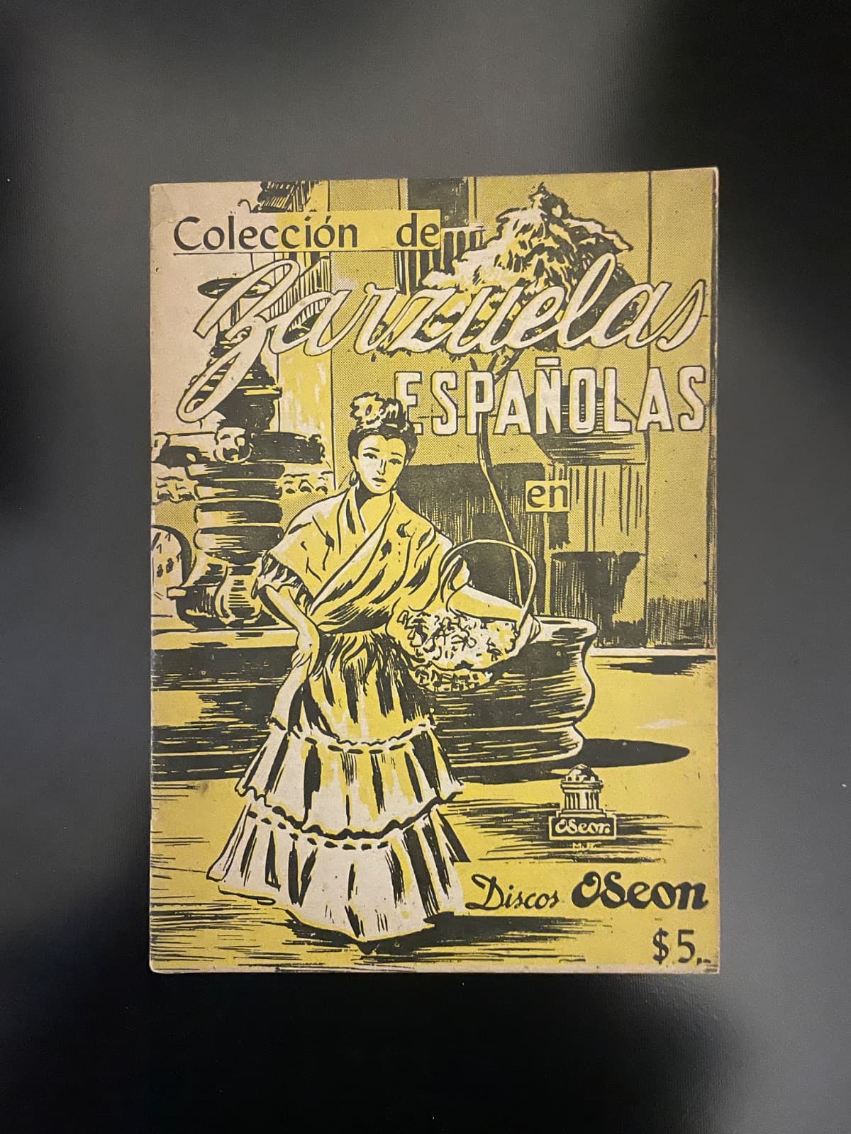 Colección de Zarzuelas Españolas — Discos Odeon, libro usado