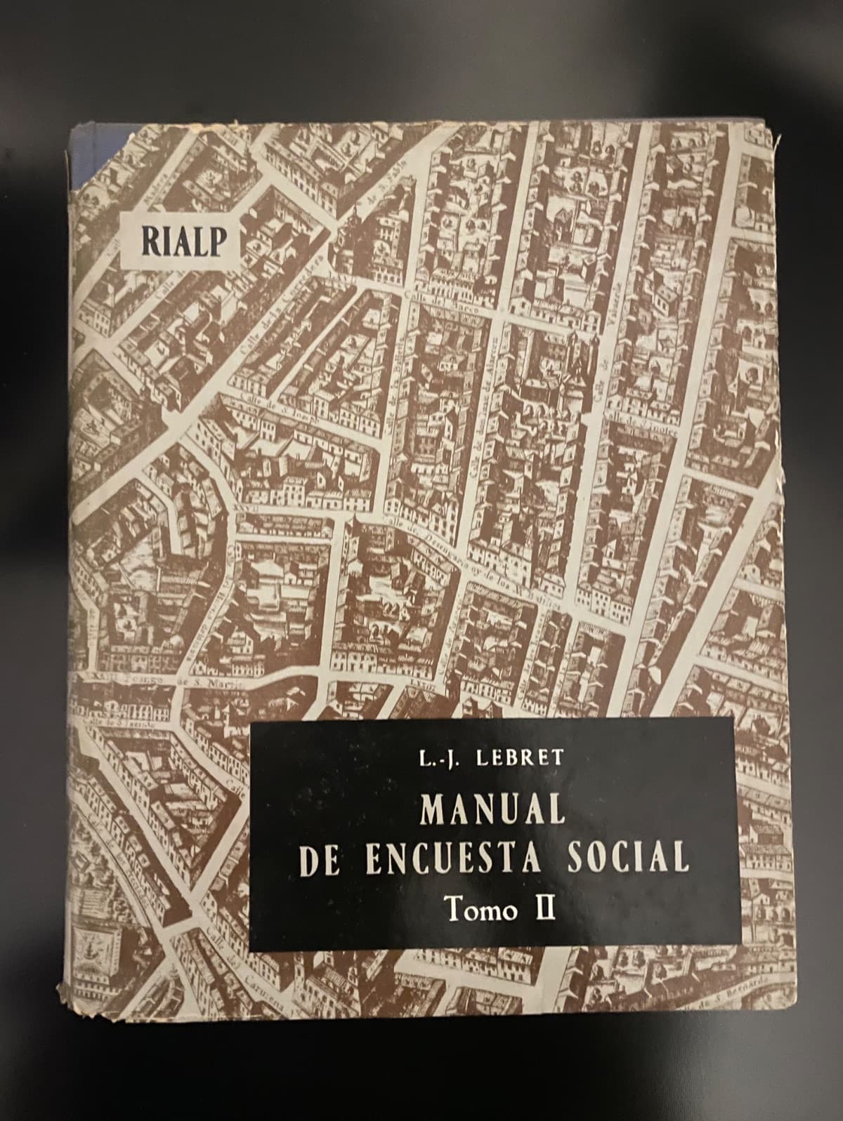 Manual de Encuesta Social, Tomo II — Louis-Joseph Lebret, libro usado