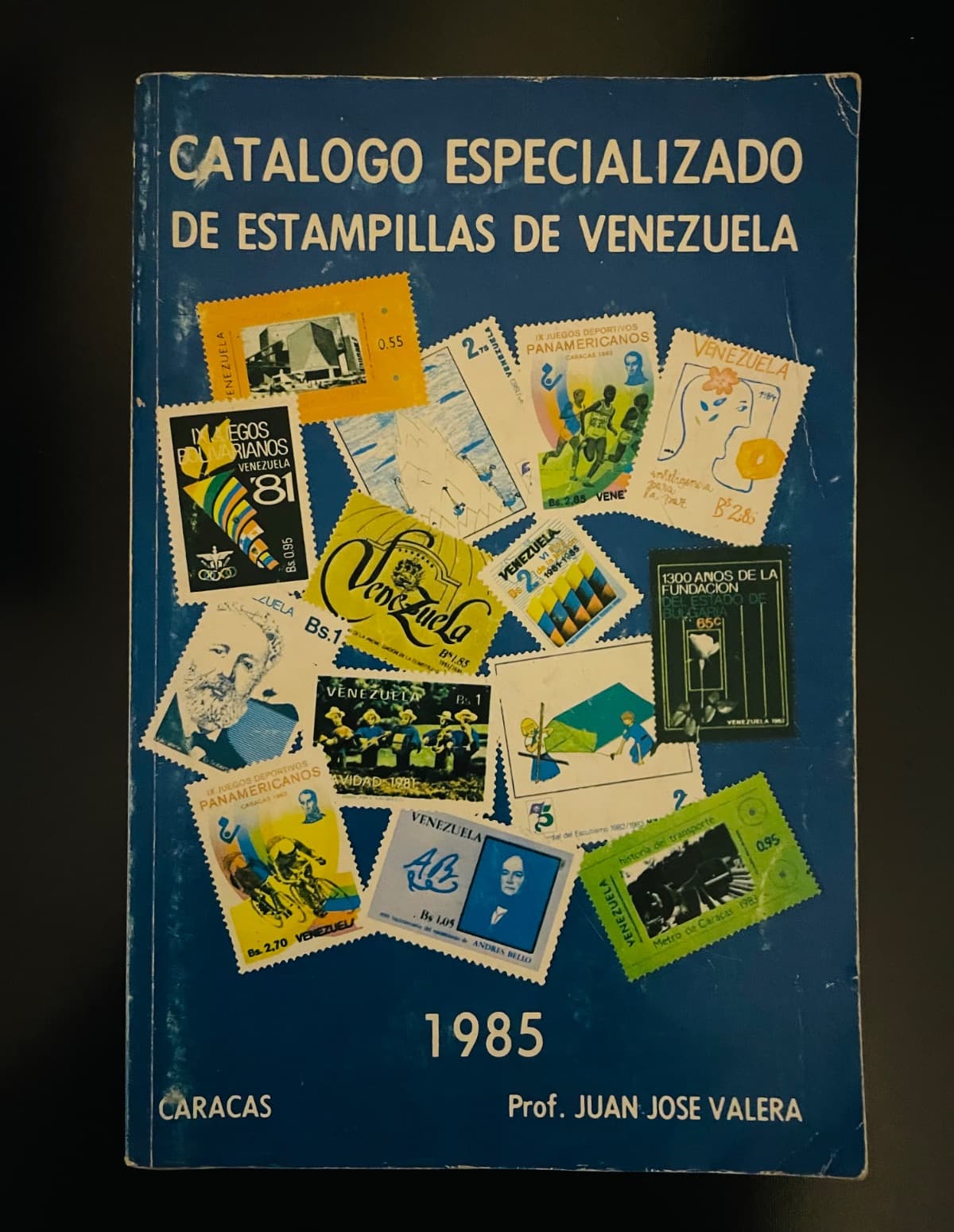 Catálogo Especializado de Estampillas de Venezuela — Prof. Juan José Valera, libro usado
