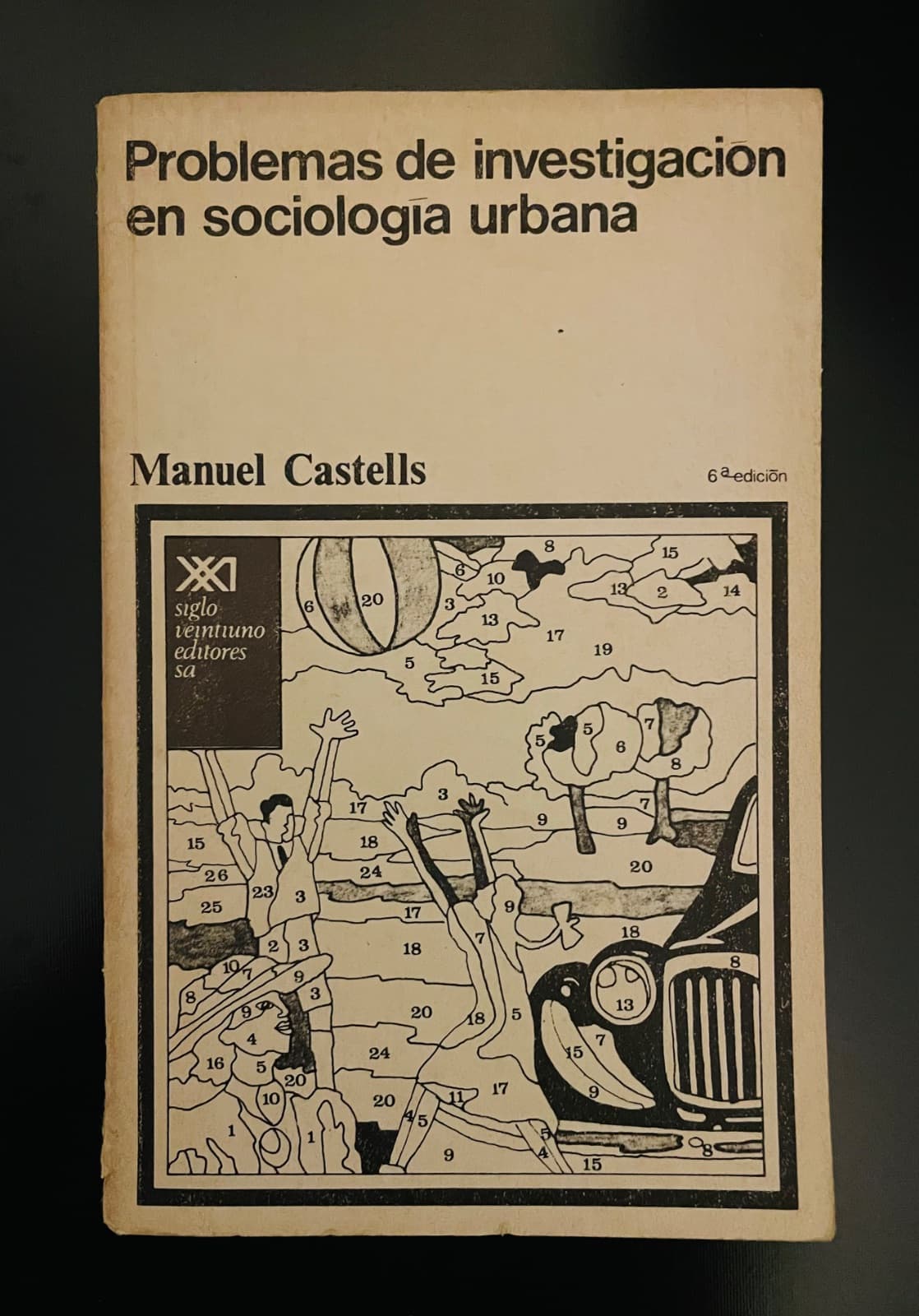 Problemas de investigación en sociología urbana — Manuel Castells, libro usado