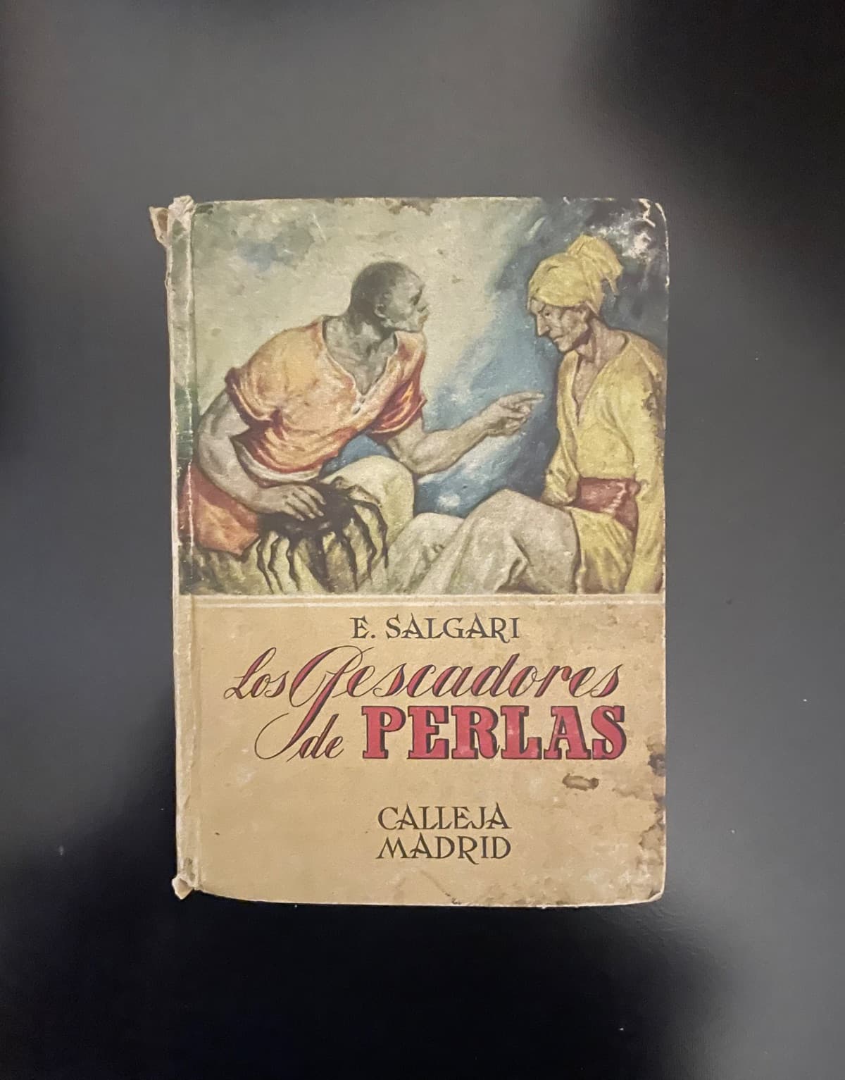 Los Pescadores de Perlas — Emilio Salgari, libro usado