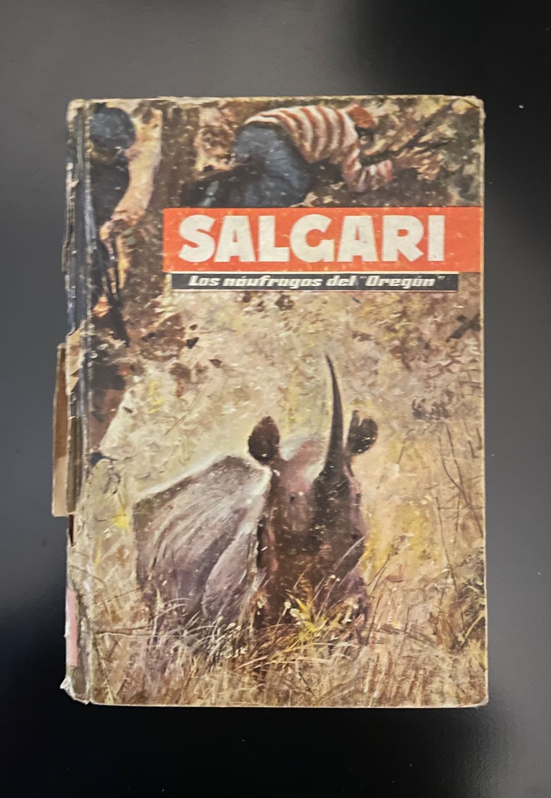 Los náufragos del 'Oregón' — Emilio Salgari, libro usado