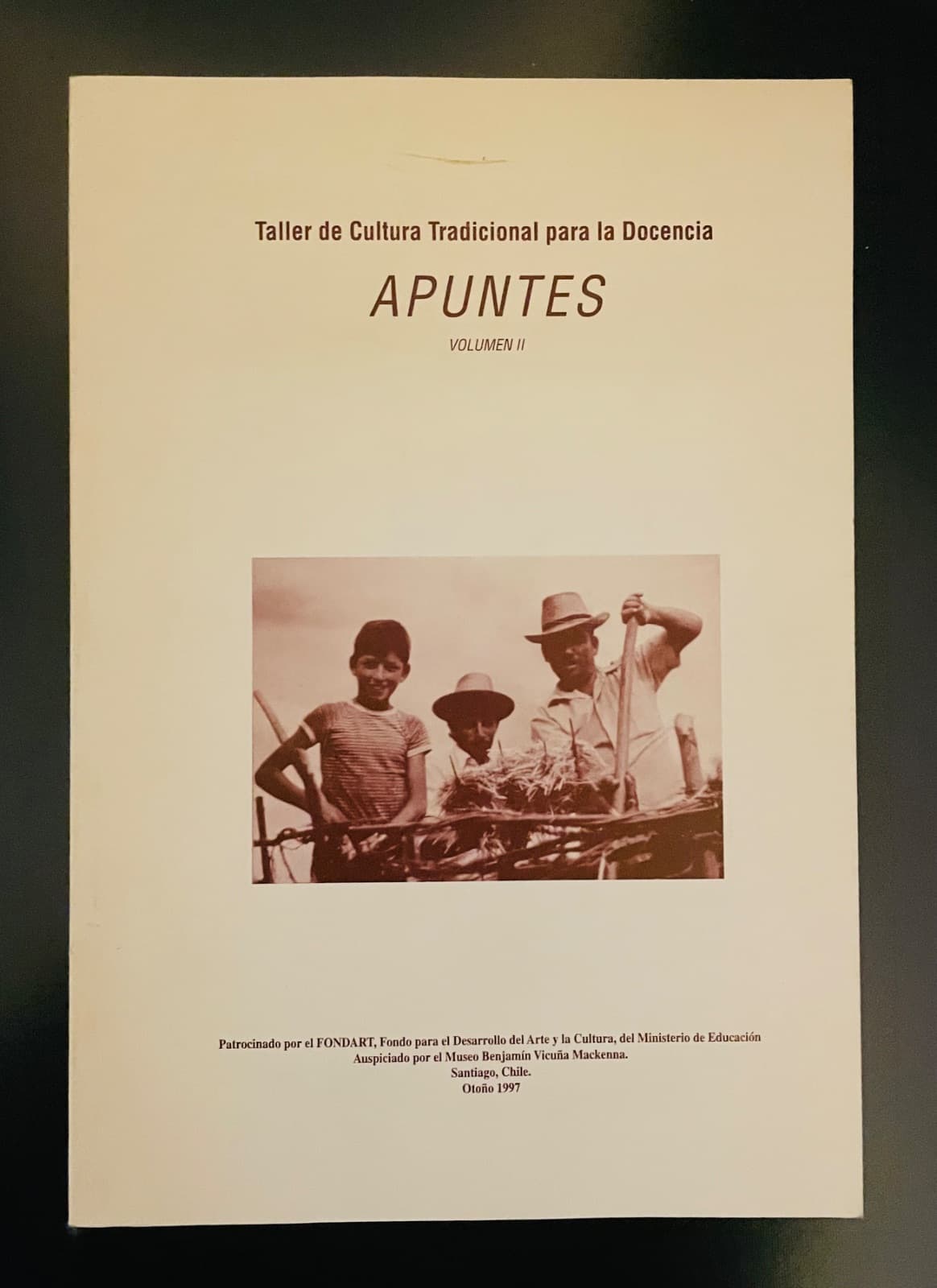 Apuntes - Taller de Cultura Tradicional para la Docencia, Volumen II — Carlos Martínez Miranda, libro usado