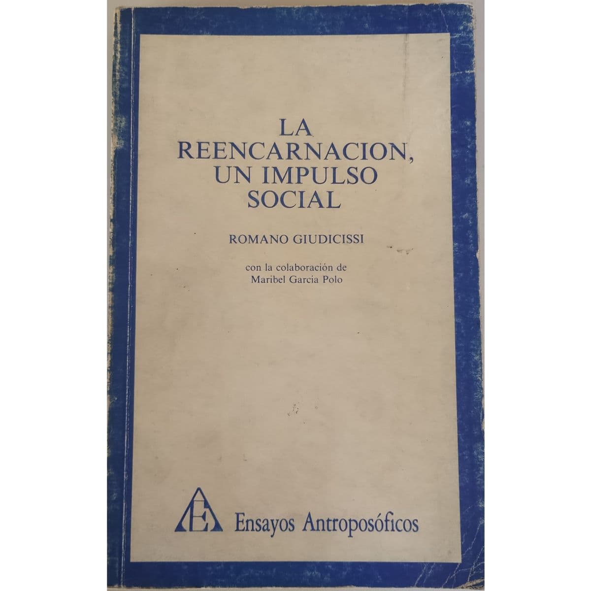 Teosofía. Reencarnación impulso social — Romano Giudicissi, libro usado