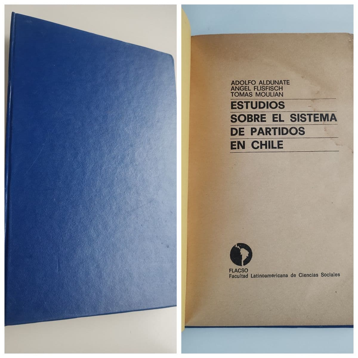 Estudios Sobre el sistema de Partidos en Chile — Tomas Moulian y otros , libro usado