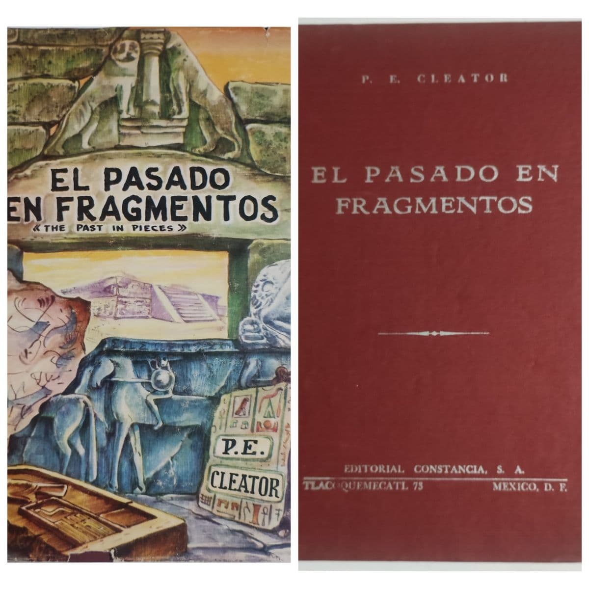 Libro arqueología, pasado en fragmentos — P. E. Cleator, libro usado