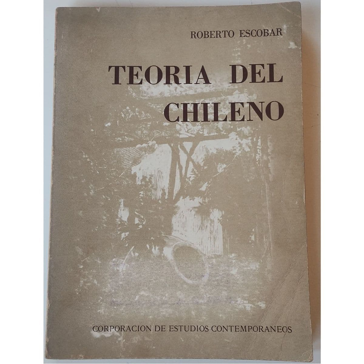Teoría del chileno — Roberto Escobar , libro usado