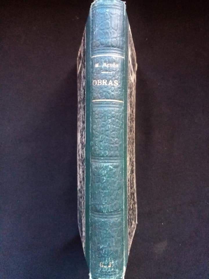 Obras de Manuel Acuña. 1911 — Manuel Acuña , libro usado (foto 1 de 2)