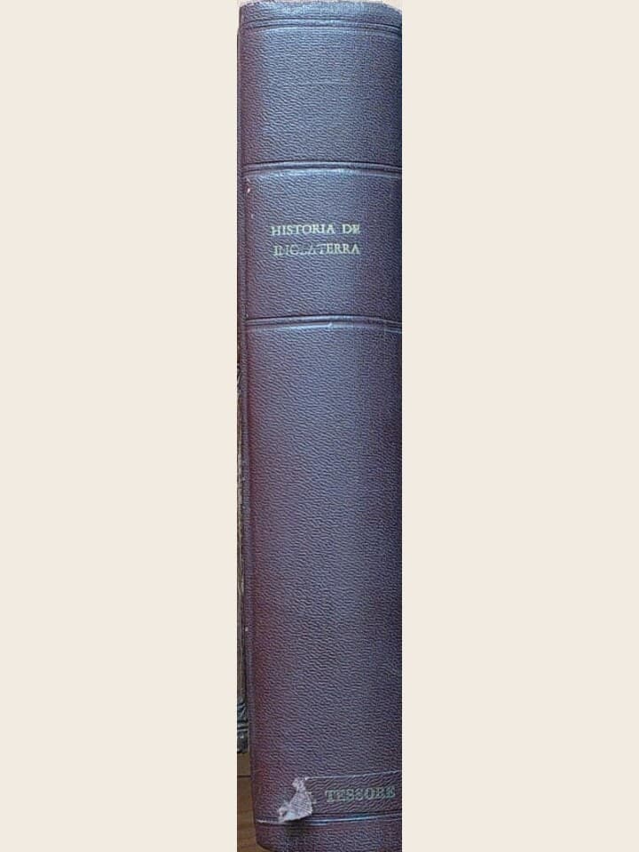 Historia de Inglaterra (encuadernado en plena piel) — Autor por confirmar, libro usado