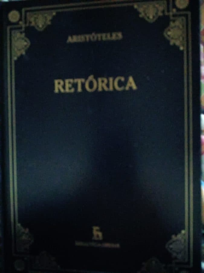 Retórica — Aristóteles, libro usado