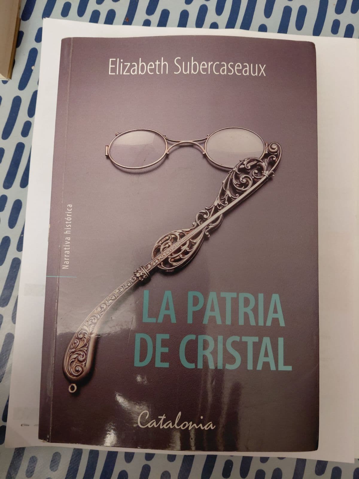 La patria de cristal — Elizabeth Subercaseaux, libro usado (foto 1 de 4)