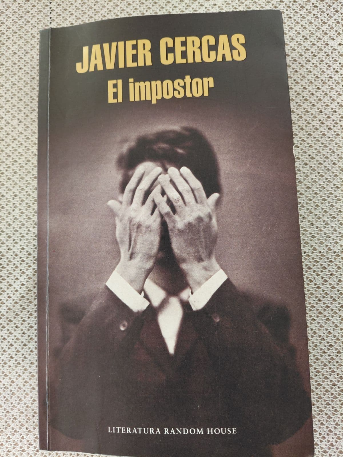 El Impostor — Javier Cercas, libro usado