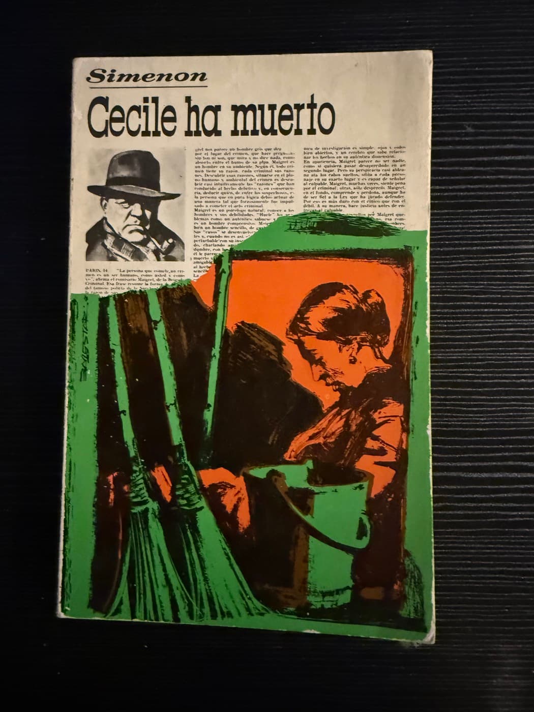 Cécile ha muerto — Georges Simenon, libro usado
