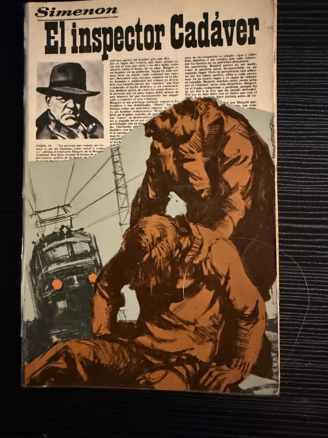 El inspector Cadáver — Georges Simenon, libro usado