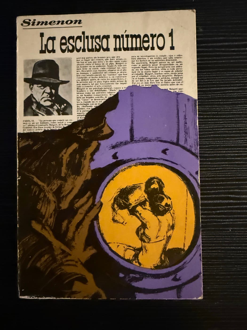 La esclusa número 1 — Georges Simenon, libro usado