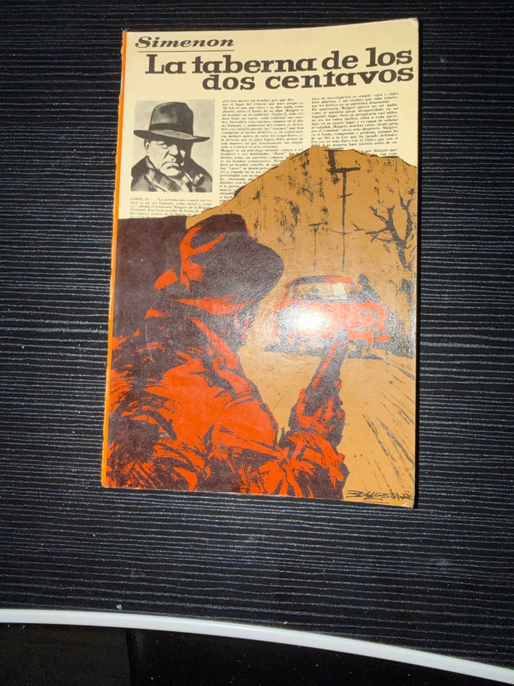 La taberna de los dos centavos — Georges Simenon, libro usado