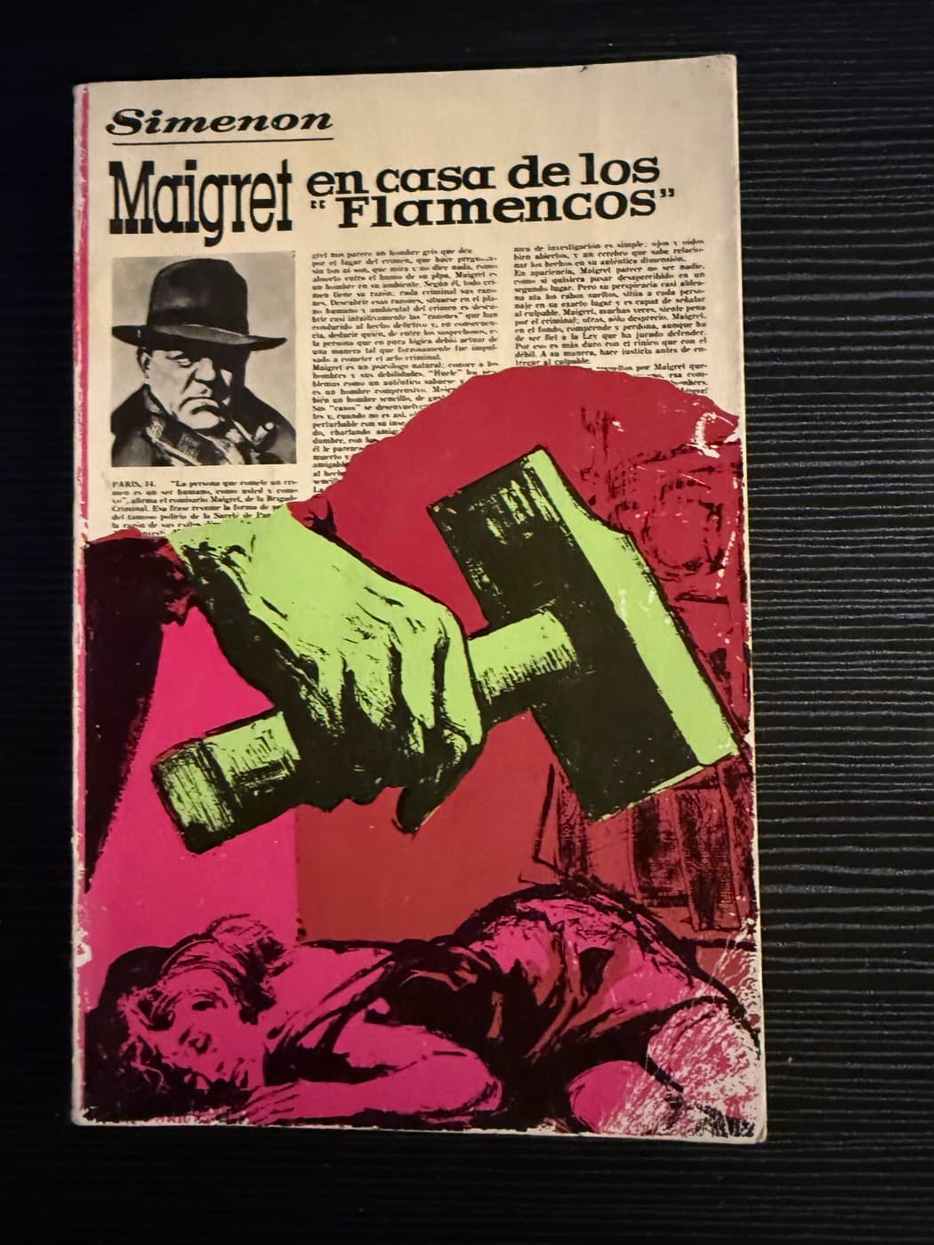 Maigret en casa de los Flamencos — Georges Simenon, libro usado
